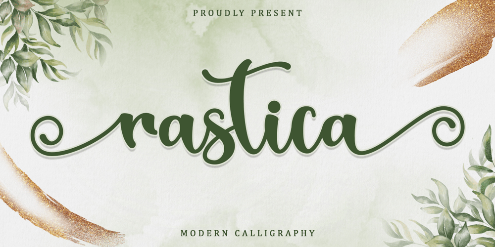 Rastica font