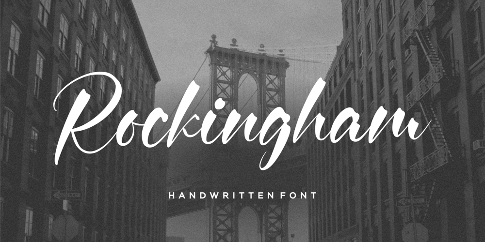 Rockingham font