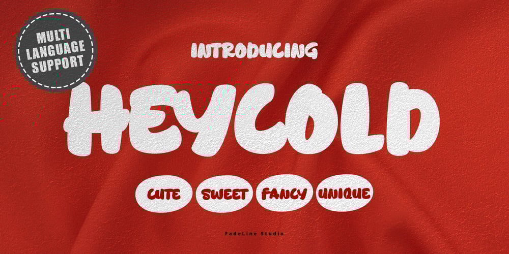 Heycold font