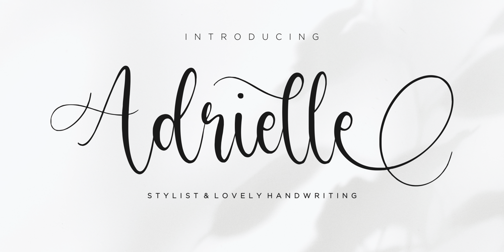 Adrielle font
