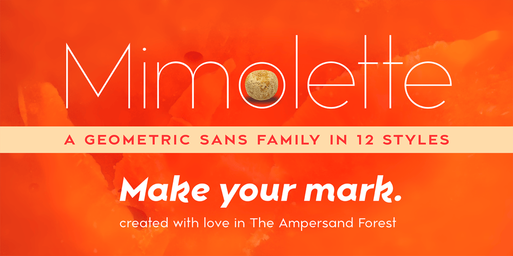 Mimolette font