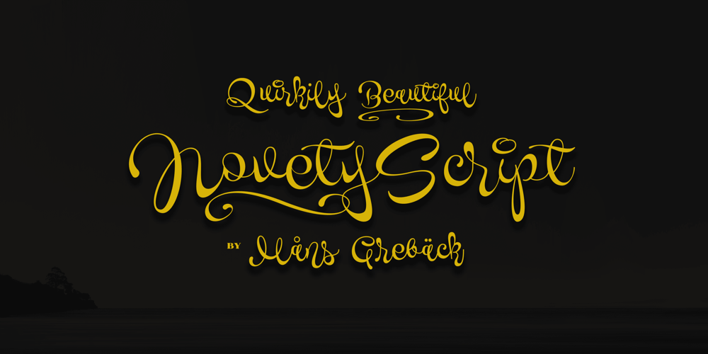 Novety Script font