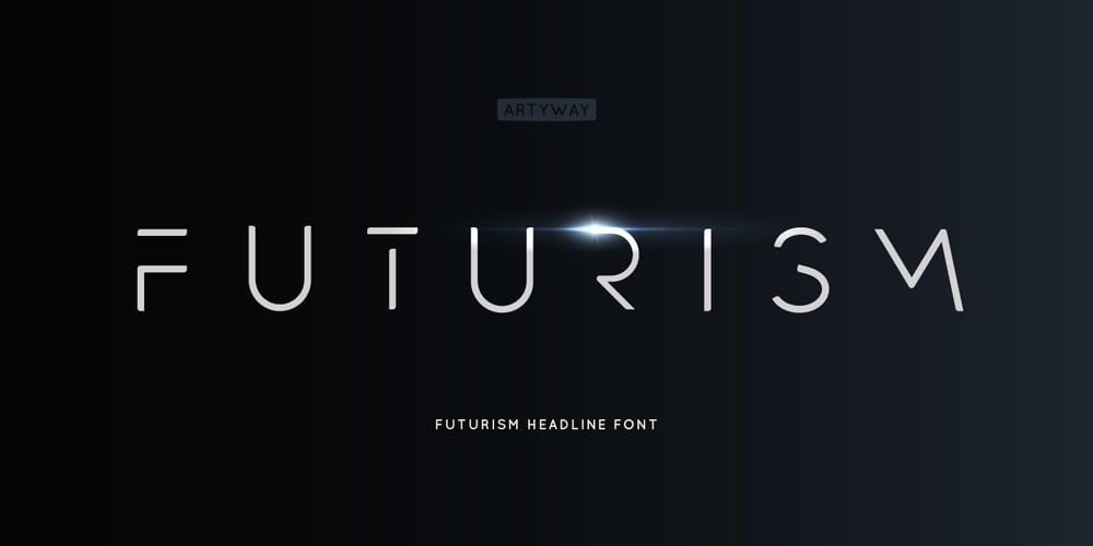 Futurism font