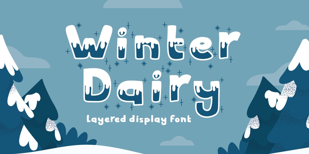 Winter Dairy font