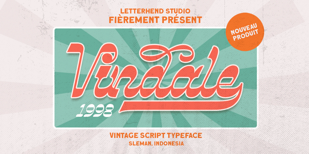 Vindale font