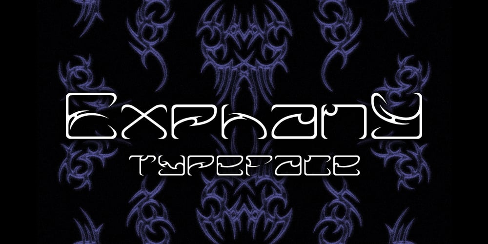 Exphany font