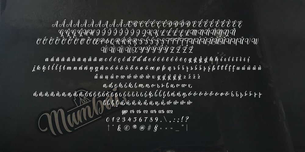 The Mumbai Sticker font