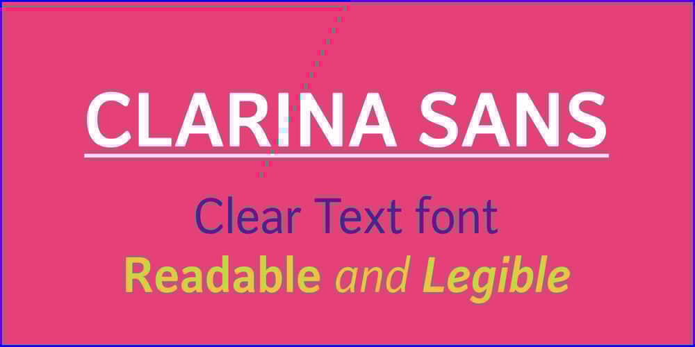 Clarina Sans font
