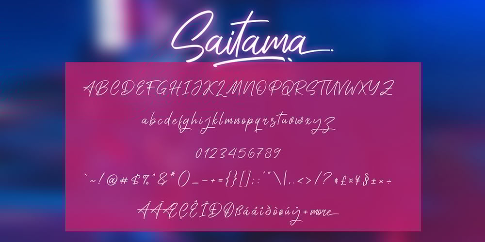 Saitama font