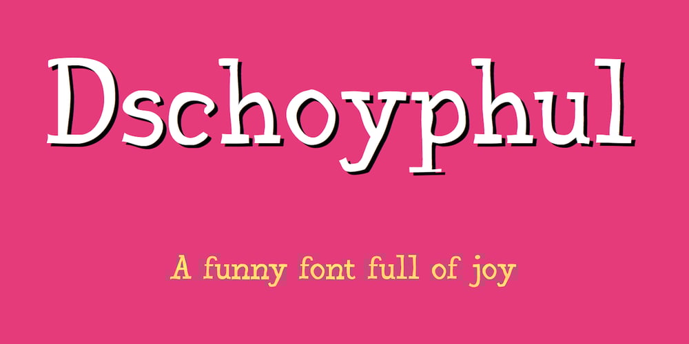 Dschoyphul font