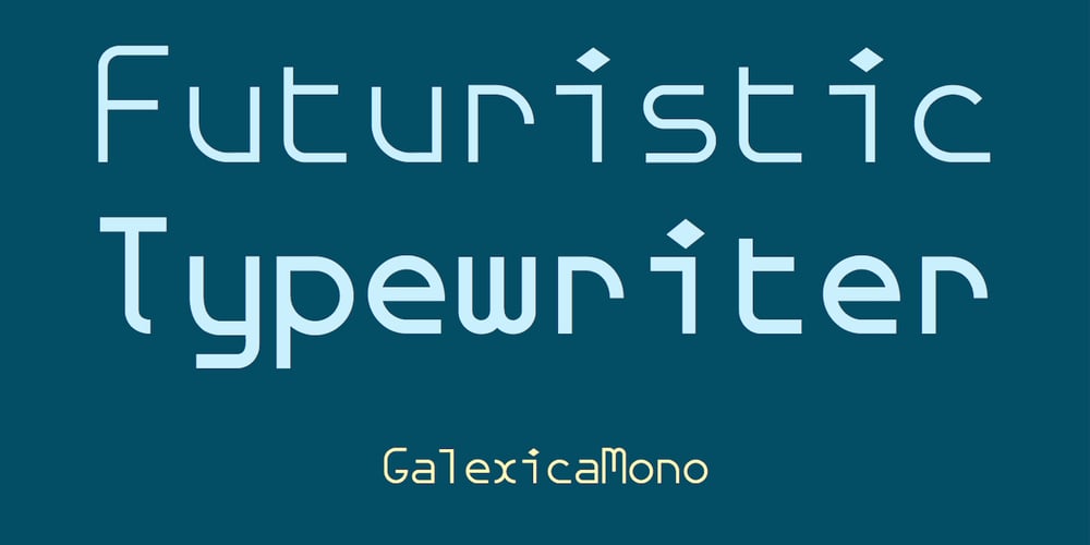 Galexica Mono font