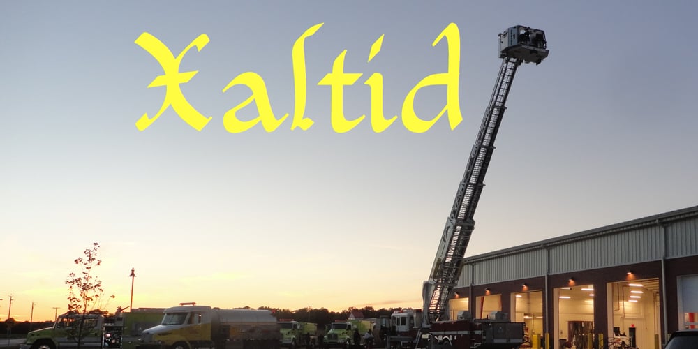 Xaltid font