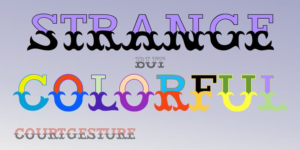 CourtGesture font