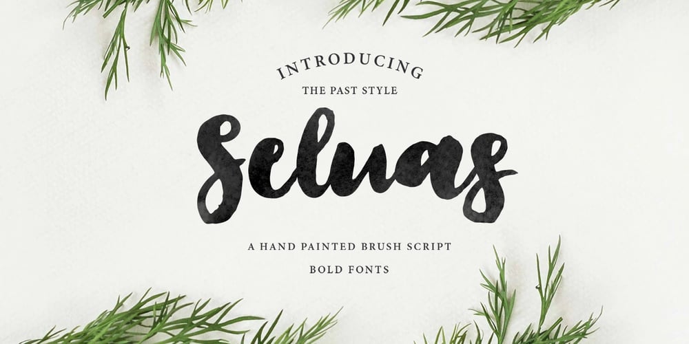 Seluas Handmade font