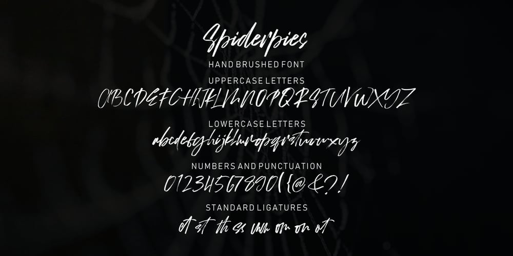 Spiderpies font