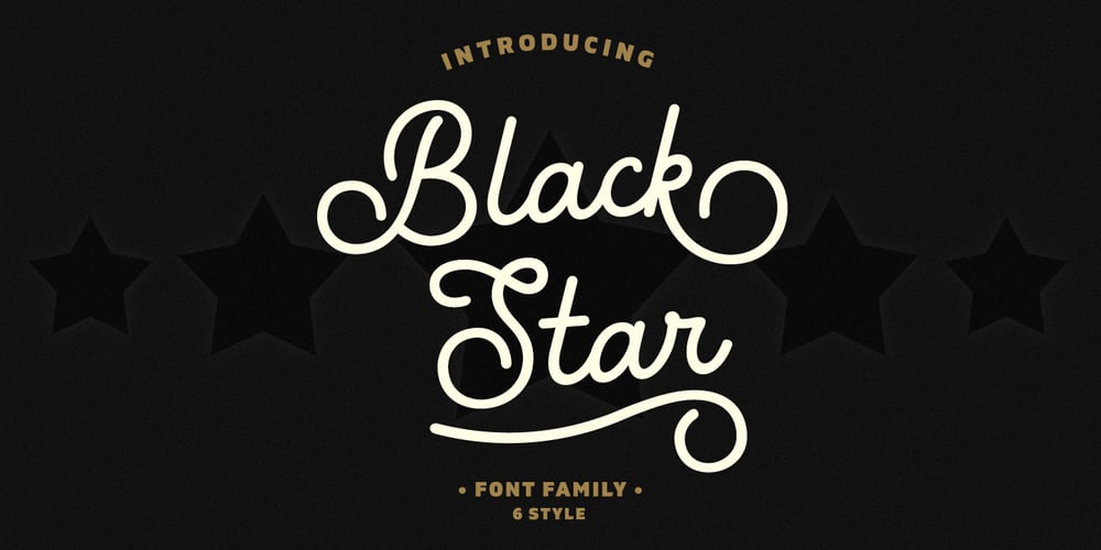 Black Star font