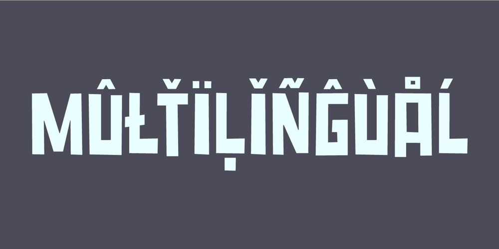 Turbo Modul font