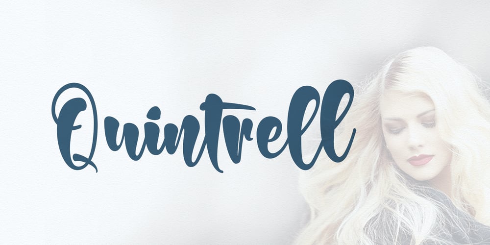 Quintrell font