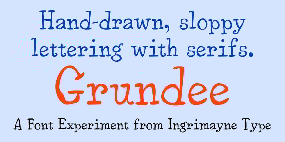 Grundee font