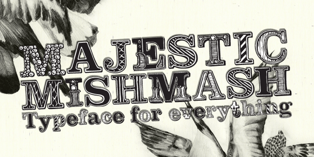 Majestic Mishmash font