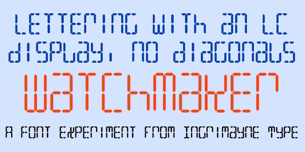 Watchmaker font