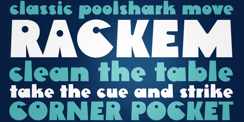 Rackem PB font