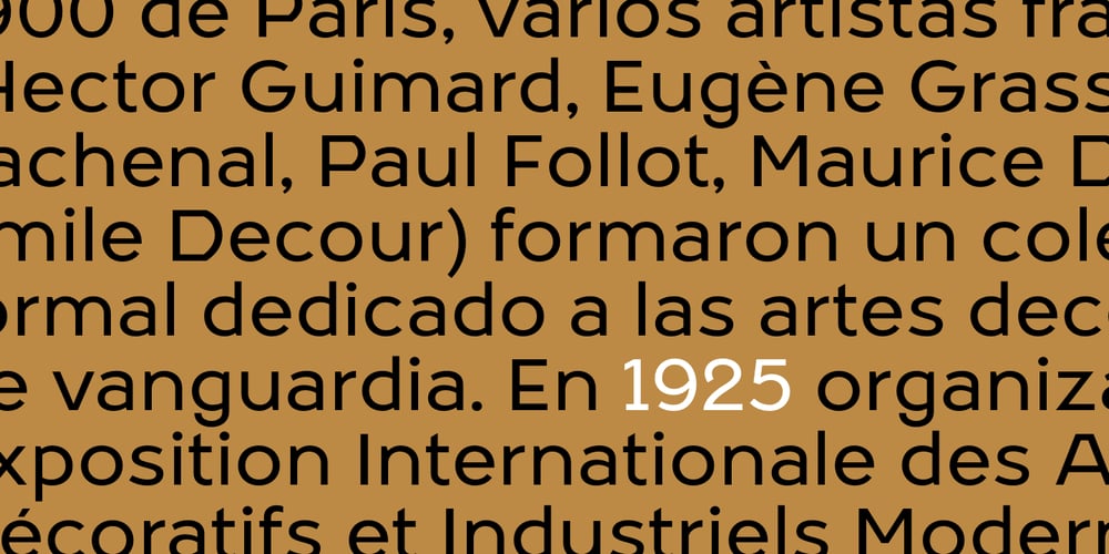 Geo Deco font