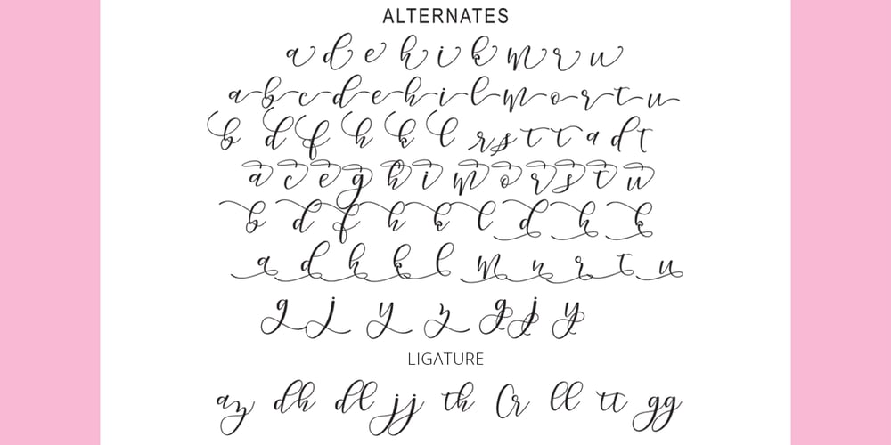 Morelight Script font