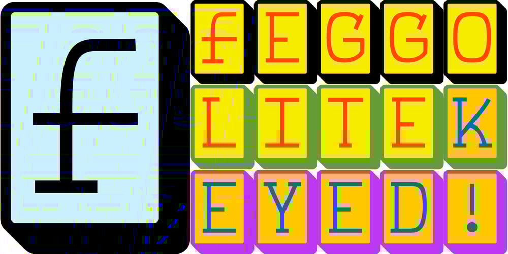 FeggoliteKeyed font
