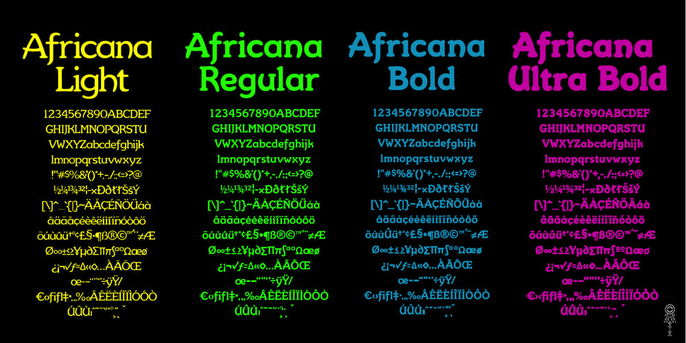 Africana font