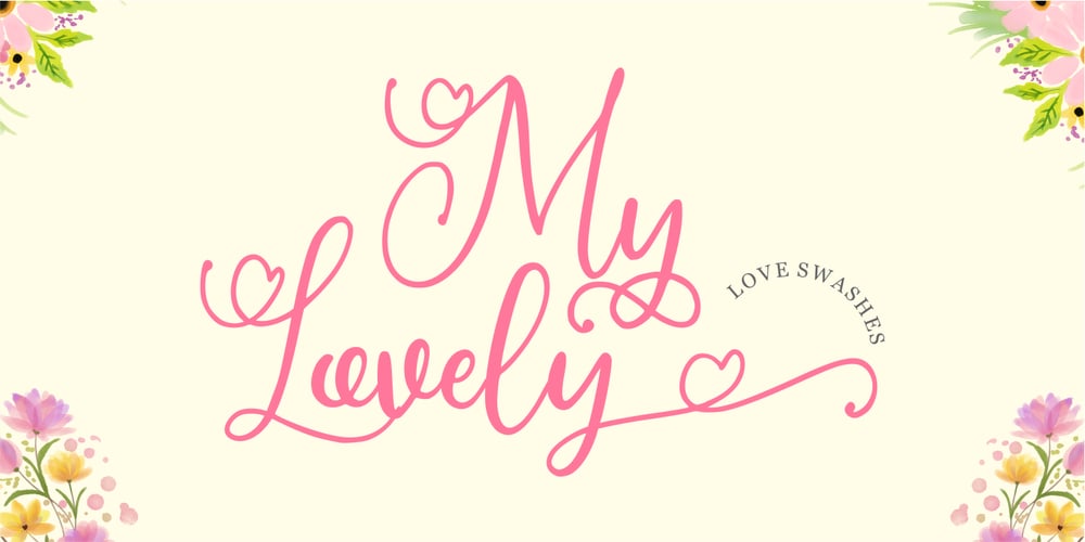 My Lovely font