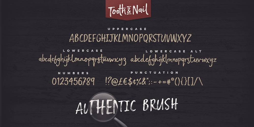 Tooth & Nail font