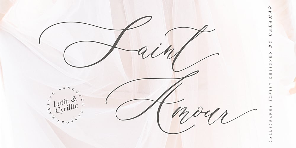 Saint Amour font