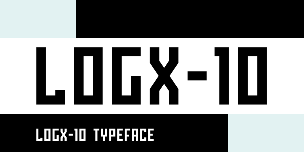 Logx 10 font