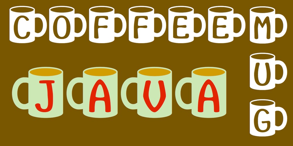 CoffeeMug font