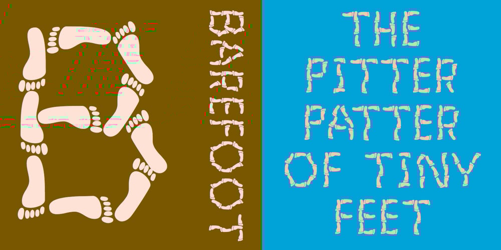 Barefoot font