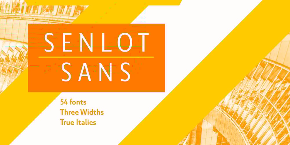 Senlot Sans font