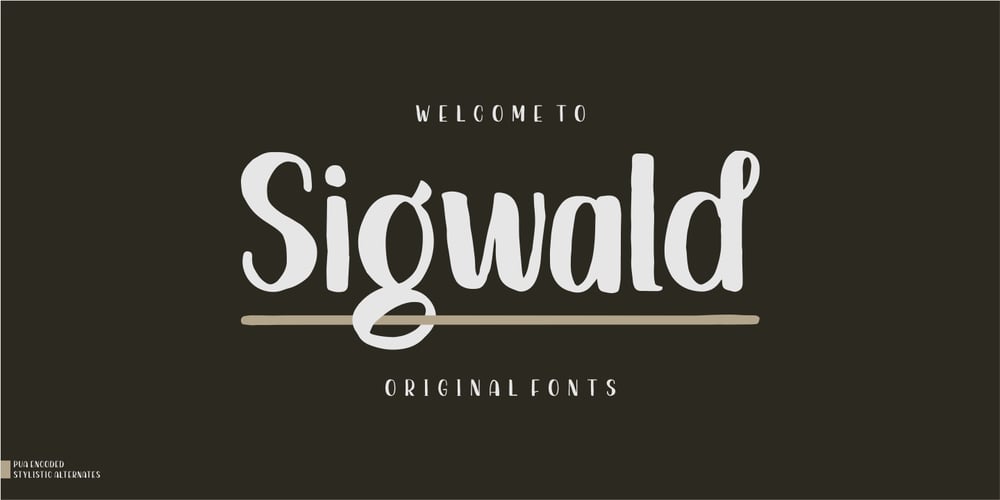 Sigwald font