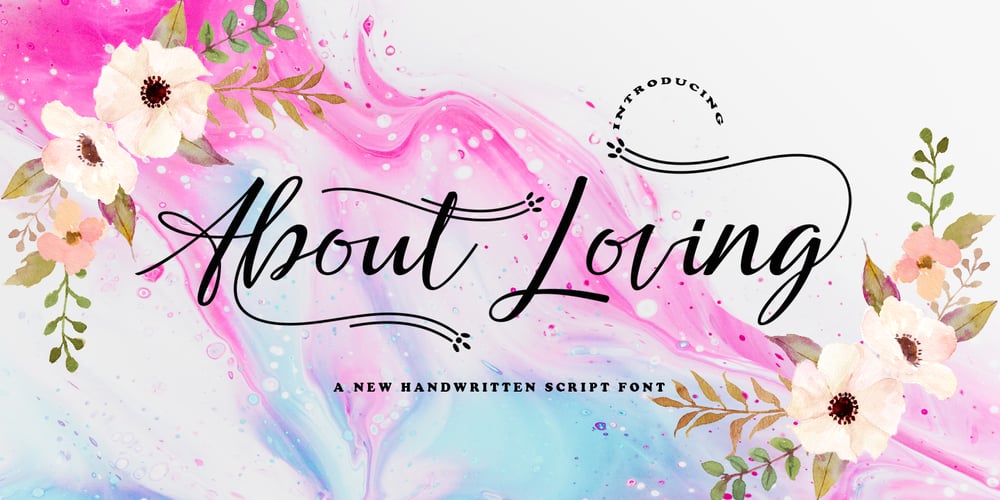 About Loving font