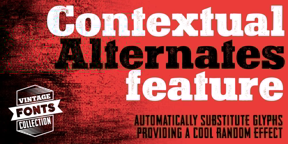 Vintage Fonts Collection font