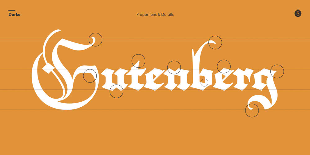 Darka font