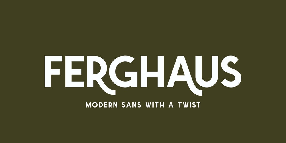 Ferghaus Sans font