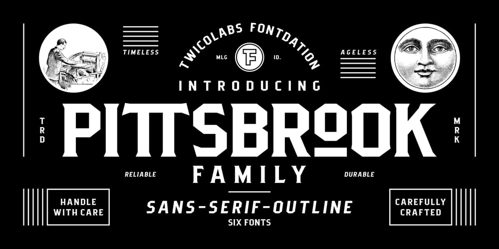 Pittsbrook font