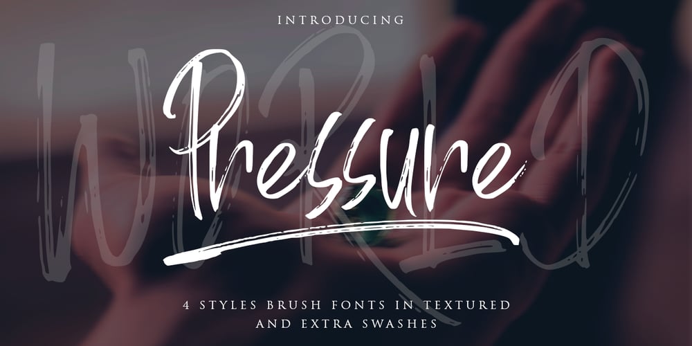 World Pressure font
