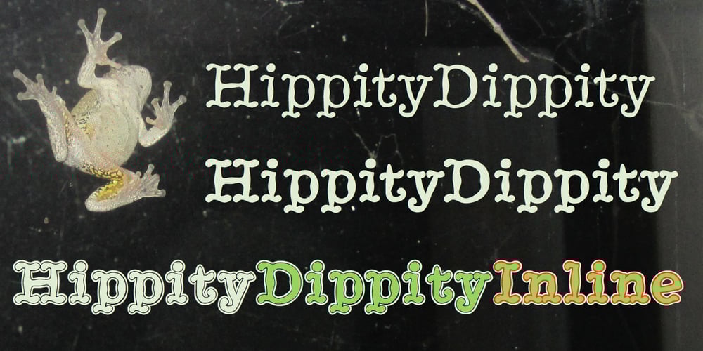 HippityDippity font
