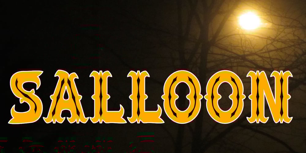Salloon font