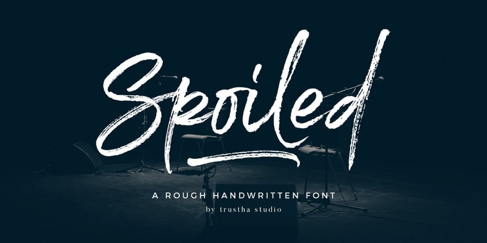 Spoiled font