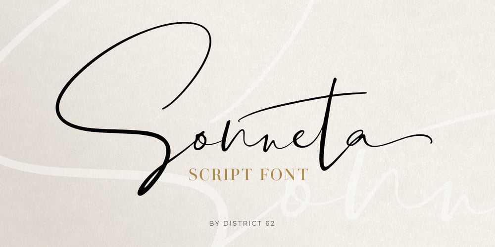 Sonneta font