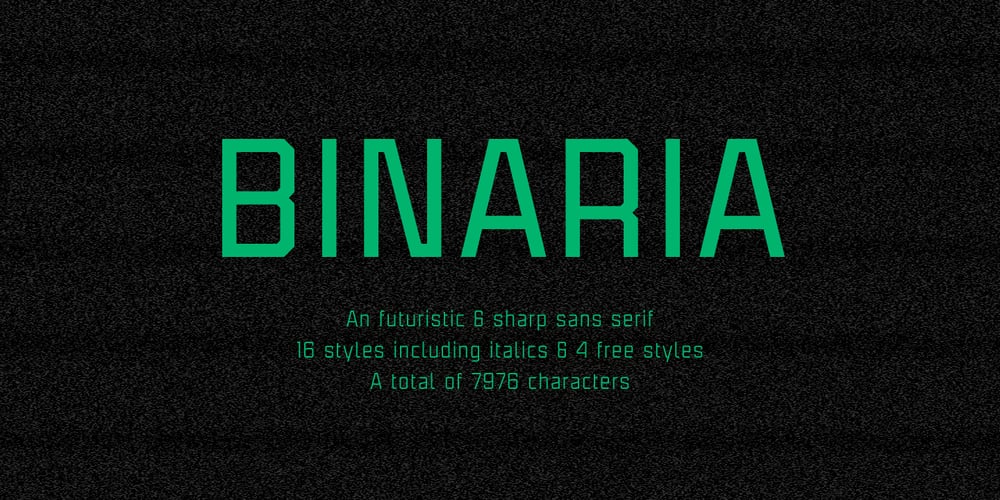 Binaria font