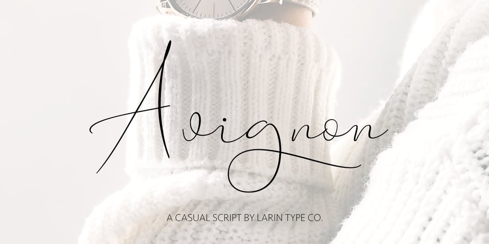 Avignon font